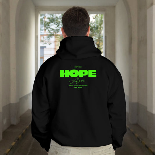 Hope Hoodie - Neon Grøn - D - FORT