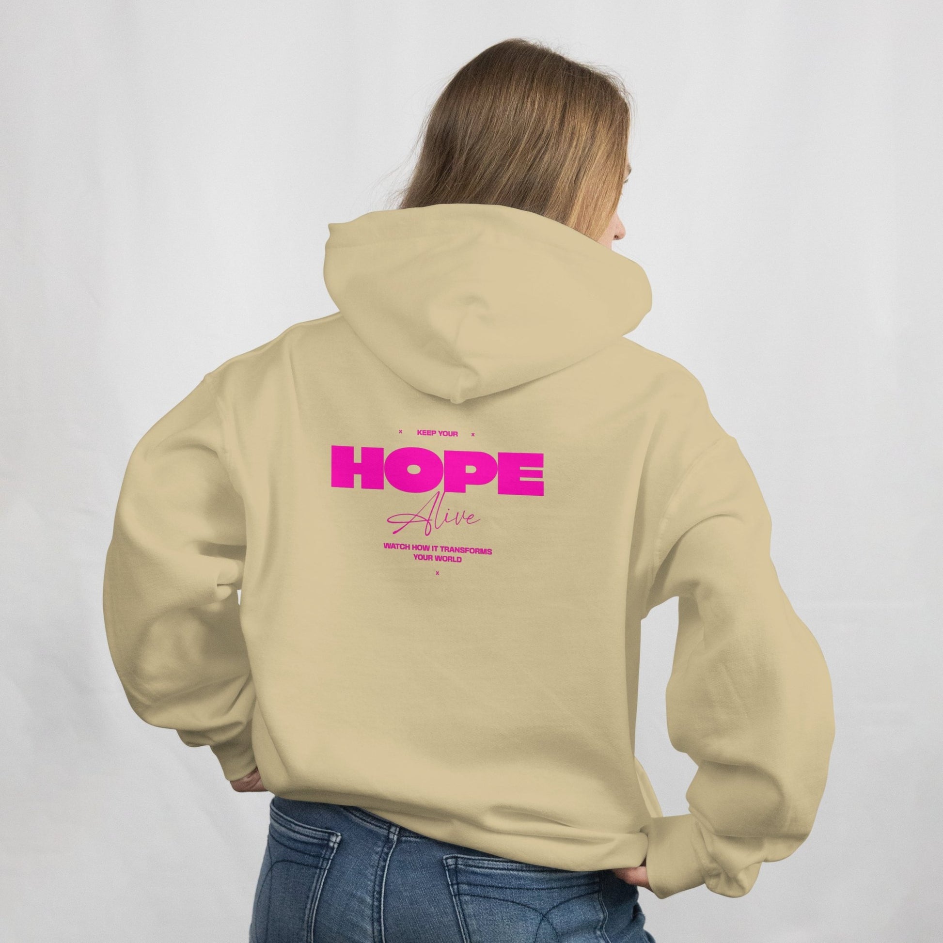 Hope Hoodie - Neon Pink - D - FORT